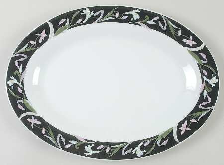 1756 14" Oval Serving Platter