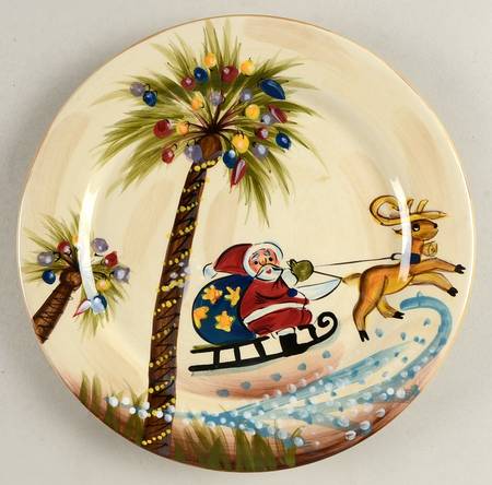 Kona Christmas Salad Plate