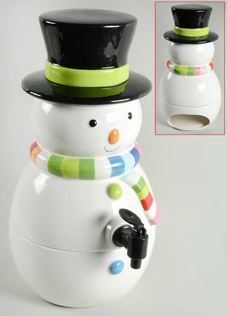 Sleddin Hill Beverage Server & Stand