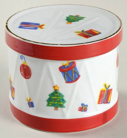 Save the Children Christmas Sugar Bowl & Lid