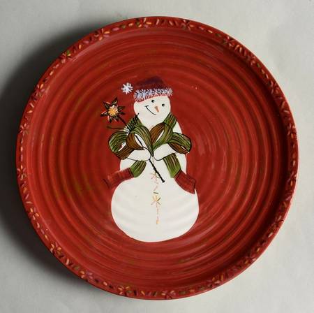 Jingle Bell Salad Plate