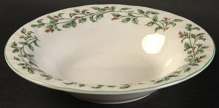 Holly Leaf Soup/Cereal Bowl