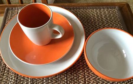 Orange Milano by Tabletops Unlimited