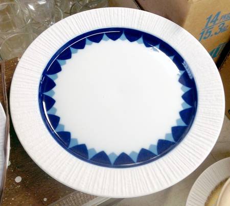 Cobalt Edge Dinner Plate