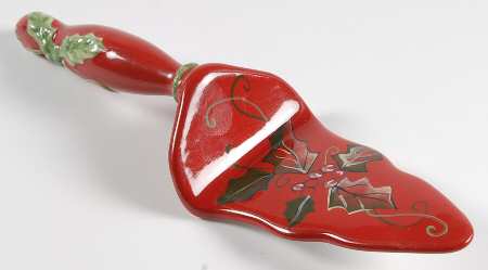 Tis the Season Collection Solid Ceramic Pie/Cake Server