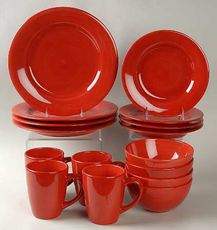 Avellino Cherry Red 16 Piece Set