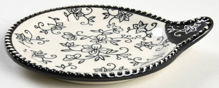 Floral Lace Black Lid-It for Soup Mug