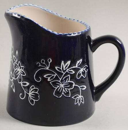 Floral Lace-Blue Creamer (Centertaining Lazy Susan Set)