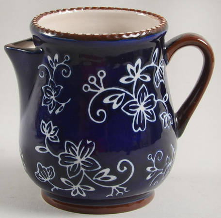 Floral Lace-Blue Creamer