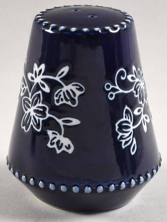 Floral Lace-Blue Salt Shaker