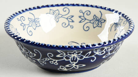 Floral Lace-Blue 5" All Purpose Bowl