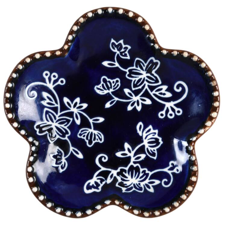 Floral Lace-Blue Coaster