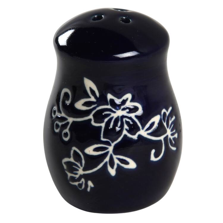 Floral Lace-Blue Pepper Shaker