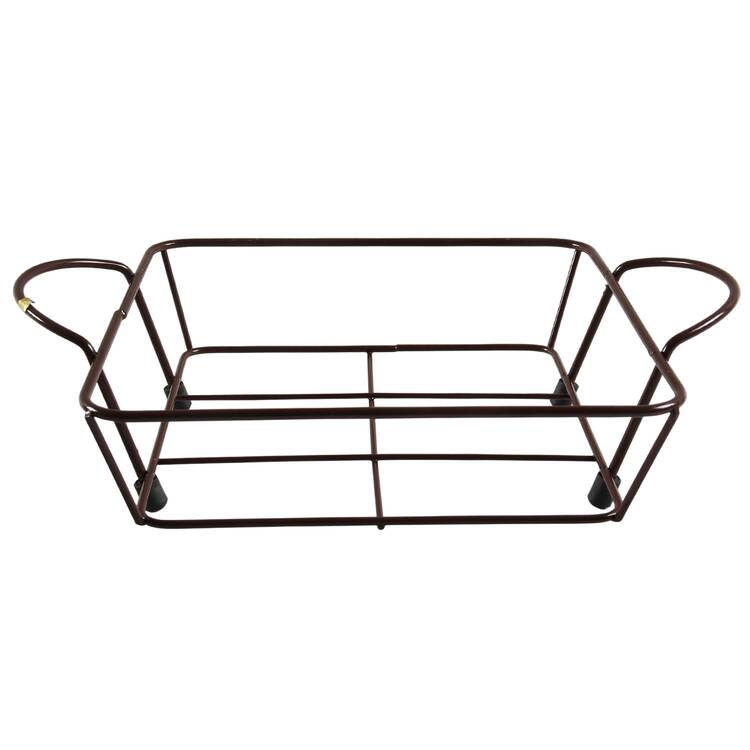 Floral Lace Green Metal Stand for 8" Square Baker
