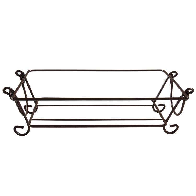 Floral Lace Green Metal Stand for Loaf Pan by Temp-Tations