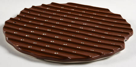 Floral Lace Chocolate Grill Insert for 9" Round Multifunction Baker