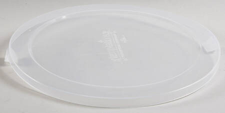 Floral Lace Chocolate 10" Plastic Lid for Quiche