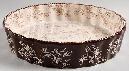 Floral Lace Chocolate 10" Quiche