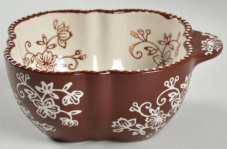 Floral Lace Chocolate Individual Open Soup