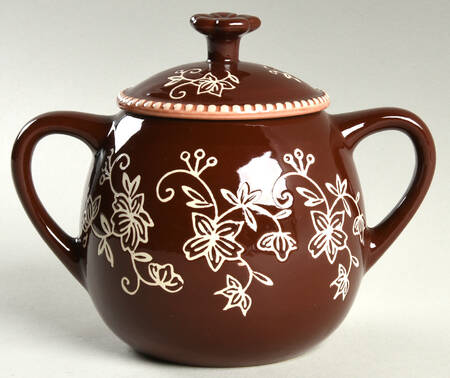 Floral Lace Chocolate Individual Soup & Lid