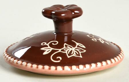 Floral Lace Chocolate Lid for Individual Soup