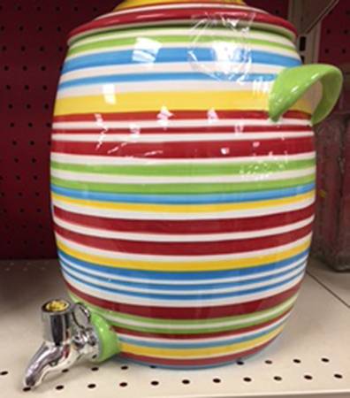 Stripe Samovar & Lid
