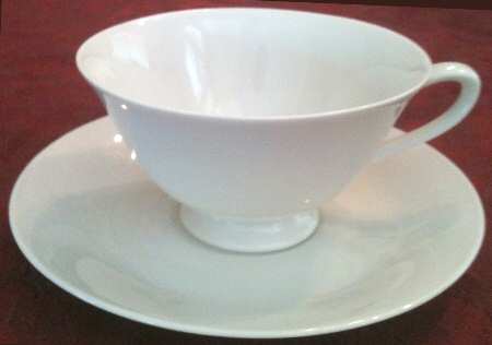 TIR586 Footed Cup & Saucer Set