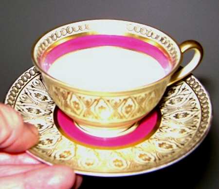 TIR588 Footed Demitasse Cup & Saucer Set