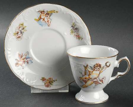 TRS21 Footed Demitasse Cup & Saucer Set