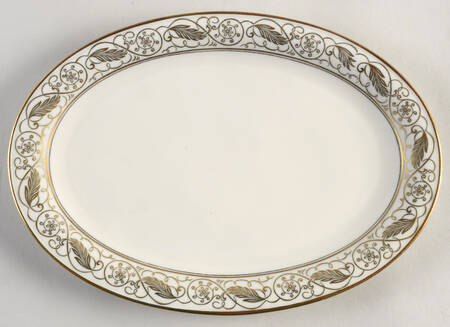 2587 10" Oval Serving Platter