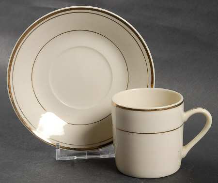 TOS26 Flat Demitasse Cup & Saucer Set