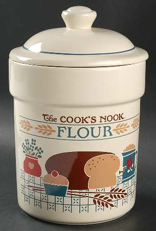 Cook's Nook Flour Canister & Lid