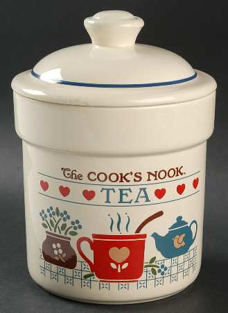 Cook's Nook Tea Canister & Lid