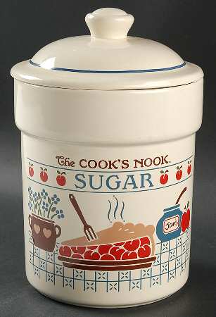 Cook's Nook Sugar Canister & Lid