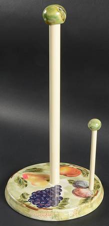 Antique Fruits Paper Towel Holder