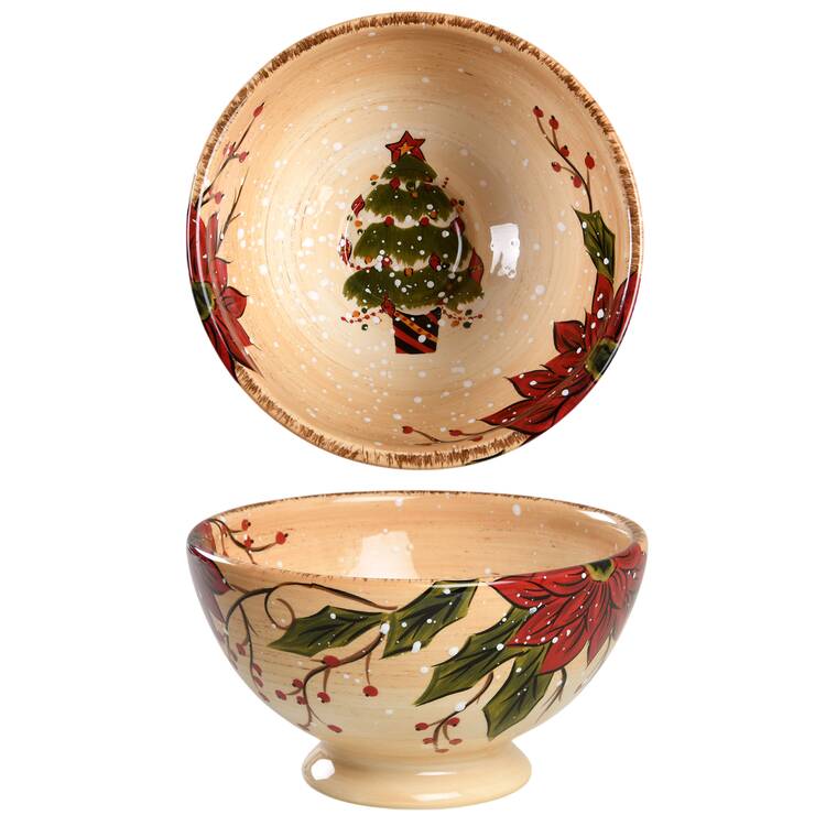 Holly Jolly Soup/Cereal Bowl