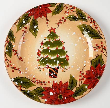 Holly Jolly Dinner Plate