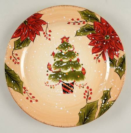 Holly Jolly Salad Plate