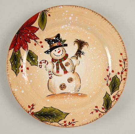 Holly Jolly Salad Plate
