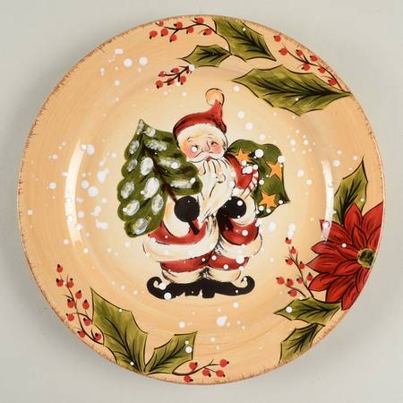 Holly Jolly Salad Plate