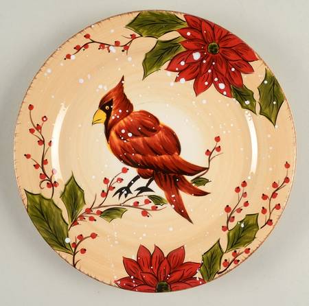 Holly Jolly Salad Plate