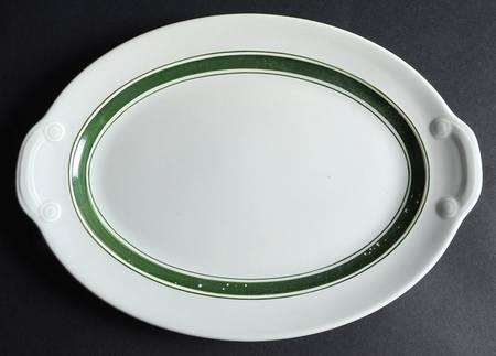 Chatham Modern Green 12" Oval Serving Platter