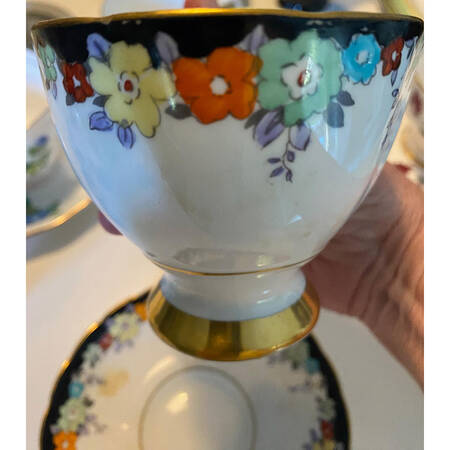 C8335 Footed Cup & Saucer Set