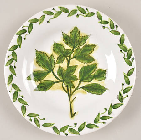 Botanical Herbs Salad Plate