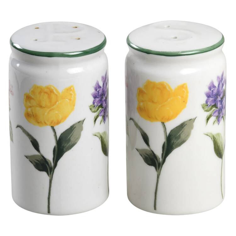 Garden Delights Salt & Pepper Set by Tabletops Unlimited
