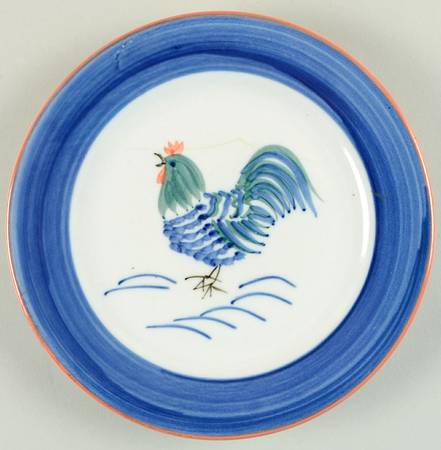 Rooster Glory Salad Plate