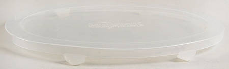 Old World Cream Plastic Lid for 13" Oval Baker