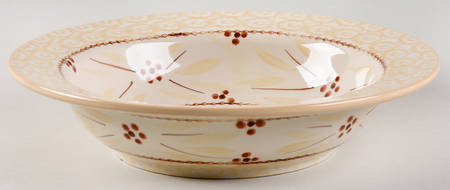Old World Cream 8" Individual Pasta Bowl