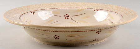 Old World Cream 12" Pasta Serving Bowl