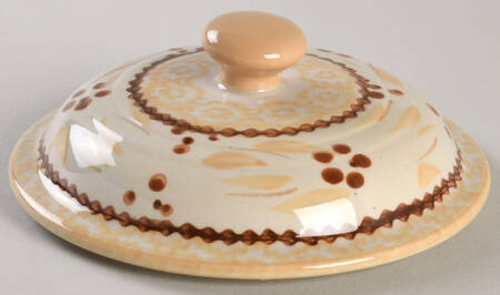Old World Cream Lid for 10 Oz Individual Casserole